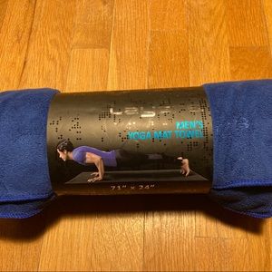 Blue Hot Yoga Towel